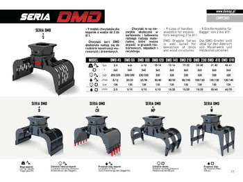 Ny Grab for Entreprenørmaskin DEMOQ DMD 210 S Hydraulic Polyp -grab 1285 kg: billede 5