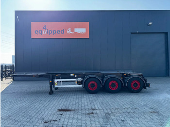 Containerbil/ Veksellad sættevogn Burg 20FT/3-axles, SAF INTRADISC, ADR (EXII, EXII, FL, AT), 2x LIFTAXLE, NL-Chassis, APK/ADR:06/2025: billede 4