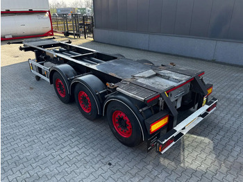 Containerbil/ Veksellad sættevogn Burg 20FT/3-axles, SAF INTRADISC, ADR (EXII, EXII, FL, AT), 2x LIFTAXLE, NL-Chassis, APK/ADR:06/2025: billede 5