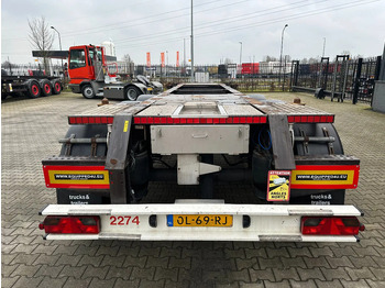 Containerbil/ Veksellad sættevogn Burg 20FT ADR (EX/II, EX/III, FL, AT), empty weight: 3.690kg, SAF INTRADISC, 2x liftaxle, ALCOA, NL-Chassis, APK/ADR: 05-2025: billede 4