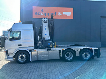 Trækker Volvo FM 500 Globetrotter 6x2 + HMF ODIN OK5 53T/M crane, lift/steer, NL-truck, APK: 11/2025: billede 5