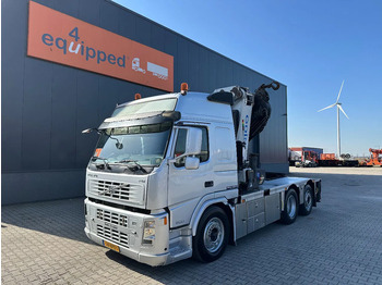 Trækker Volvo FM 500 Globetrotter 6x2 + HMF ODIN OK5 53T/M crane, lift/steer, NL-truck, APK: 11/2025: billede 3