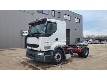 Leje en Renault Premium 385 (POMPE MANUELLE / BOITE MANUELLE / MANUAL GEARBOX / EURO 2) Renault Premium 385 (POMPE MANUELLE / BOITE MANUELLE / MANUAL GEARBOX / EURO 2): billede 1