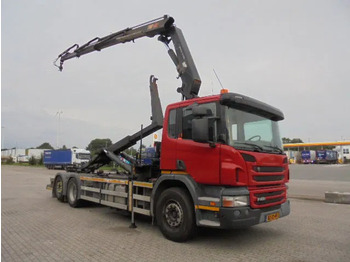 Lastbil kroghejs, Lastbil med kran Scania P400 6X2: billede 3