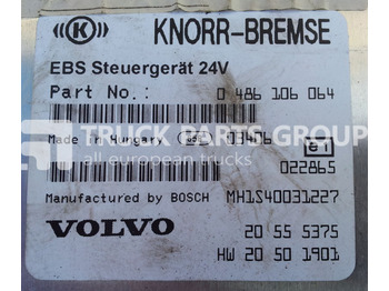 Kontrol blok for Lastbil VOLVO FH12 ECU, EDC, EBS Control unit 20555375, 0486106064, 20410009, control unit: billede 2