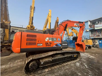 Bæltegravemaskine original Japan  cheap used hitachi zaxis 200 zx200-3g crawler excavator Weight 20 ton Construction on Sale: billede 3