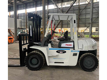 Diesel gaffeltruck Cheap Used TCM Forklift 7ton TCM Forklift Japan FD70 Diesel Forklift With Cheap Price: billede 3