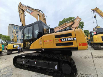 Bæltegravemaskine China brands good quality and high performance second-hand Sany SY215C excavator for sale in shanghai: billede 2