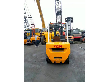 Diesel gaffeltruck Used Japan TCM 30 forklift 3ton lifting forklift TCM fd30 used forklift: billede 2