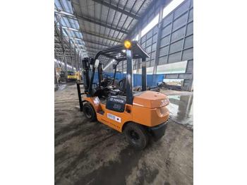 Diesel gaffeltruck used Toyota 3ton forklift FD30, secondhand toyota FD30 forklift 3ton original Japan Used lift truck 3 ton for sale: billede 5