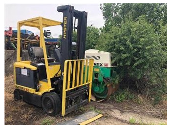 El gaffeltruck HYSTER