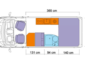 Ny Camper van Bravia Mobil Swan 599 Edition 30 PEUGEOT BOXER, EURO 6.4: billede 2