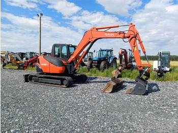 Minigravemaskine Kubota KX080 Kallistajalla: billede 5