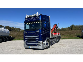 Lastbil med kran SCANIA S 770