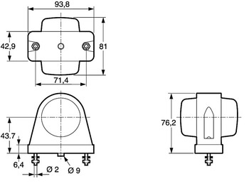 Ny Lys/ Belysning Britax Konturowa lampa obrysowa LED Britax Model 428 0875039: billede 2