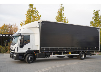 Lastbil med presenning IVECO Eurocargo ML 160E28 E6 Glob / 21 europallets: billede 2