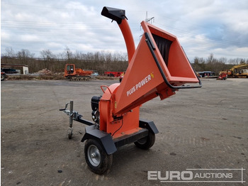 Landbrugsmaskine Plus Power DGS1500 Single Axle Wood Chipper: billede 2