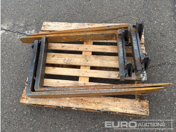 Bygningsudstyr Pallet Forks 1200mm (4 of): billede 5