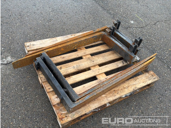 Bygningsudstyr Pallet Forks 1200mm (4 of): billede 3