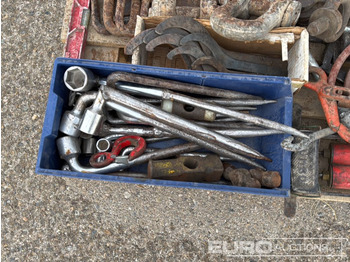 Bygningsudstyr Pallet of Various Tools: billede 2