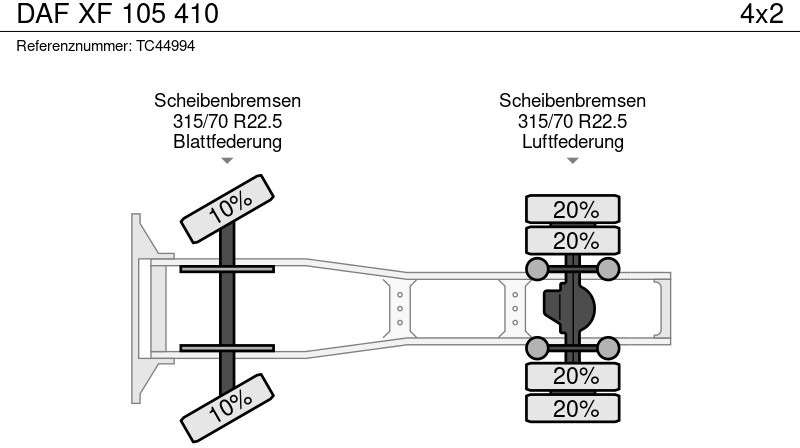 Trækker DAF XF 105 410: billede 15