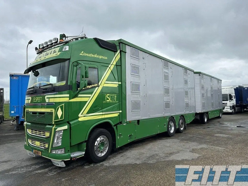 Veetransport lastbil Volvo FH FH 540 6x2 1/2/3 Finkl Livestock -- Water and Ventilation - Lifting roof - Lifting floors + Trailer 1/2/3 Finkl: billede 6