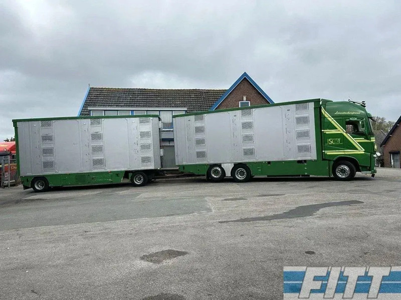 Veetransport lastbil Volvo FH FH 540 6x2 1/2/3 Finkl Livestock -- Water and Ventilation - Lifting roof - Lifting floors + Trailer 1/2/3 Finkl: billede 13