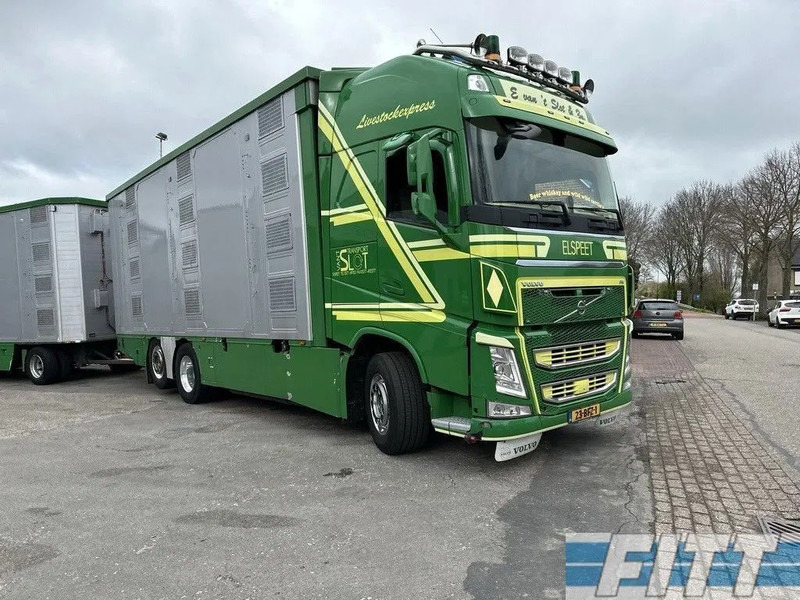 Veetransport lastbil Volvo FH FH 540 6x2 1/2/3 Finkl Livestock -- Water and Ventilation - Lifting roof - Lifting floors + Trailer 1/2/3 Finkl: billede 7