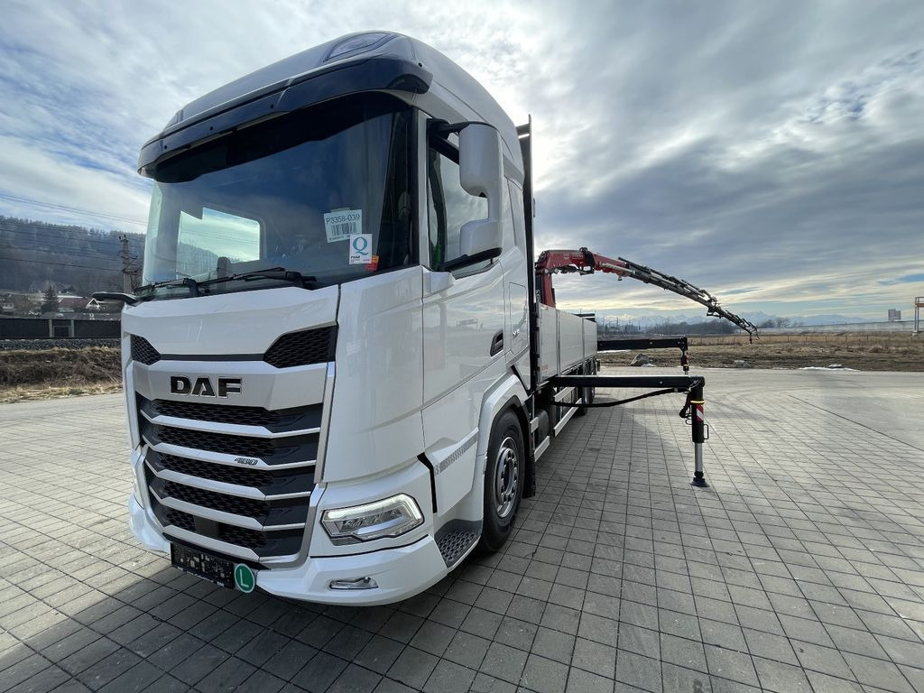 Ny Lastbil med lad, Lastbil med kran DAF XF 480 FAN Kranwagen: billede 7