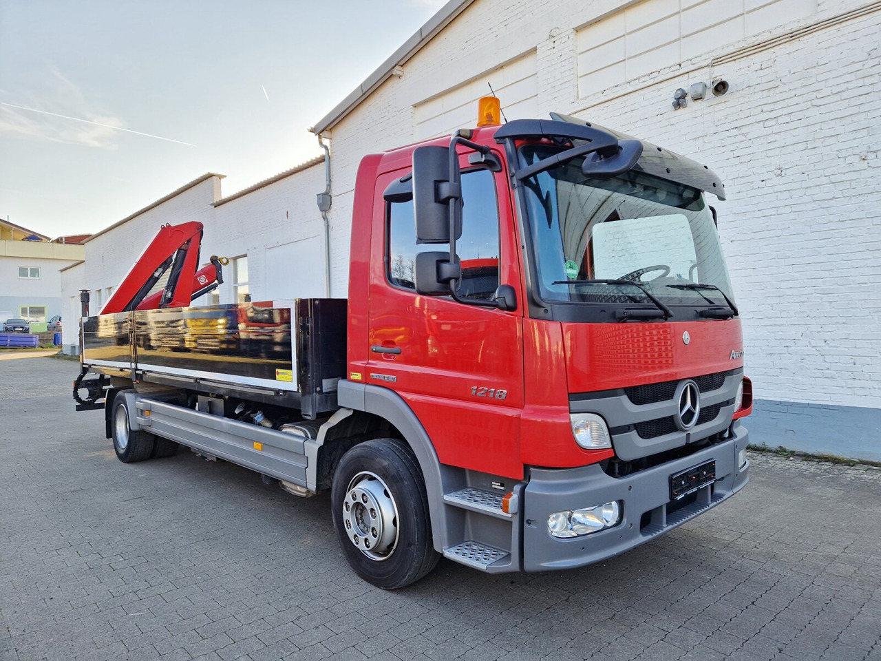 Lastbil med kran, Lastbil med lad Mercedes-Benz Atego 1218 L 4x2 1218 L 4x2, Fassi Kran F 95A21 5.9m-1.545 kg,: billede 11