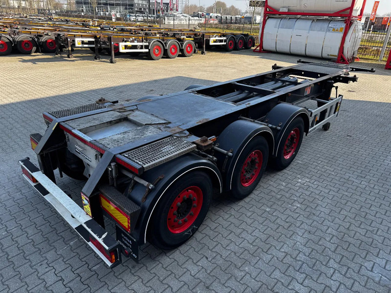 Containerbil/ Veksellad sættevogn Burg 20FT/3-axles, SAF INTRADISC, ADR (EXII, EXII, FL, AT), 2x LIFTAXLE, NL-Chassis, APK/ADR:06/2025: billede 6