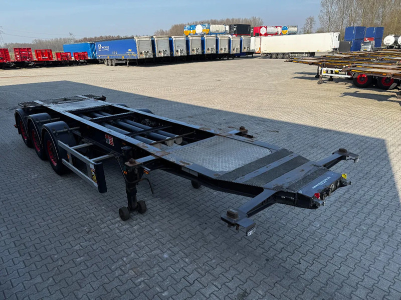 Containerbil/ Veksellad sættevogn Burg 20FT/3-axles, SAF INTRADISC, ADR (EXII, EXII, FL, AT), 2x LIFTAXLE, NL-Chassis, APK/ADR:06/2025: billede 7