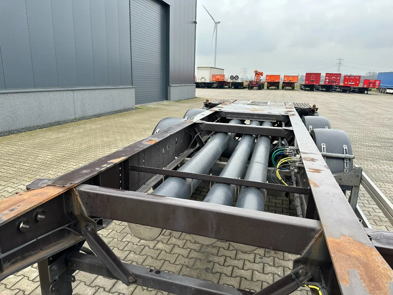 Containerbil/ Veksellad sættevogn Burg 20FT ADR (EX/II, EX/III, FL, AT), empty weight: 3.690kg, SAF INTRADISC, 2x liftaxle, ALCOA, NL-Chassis, APK/ADR: 05-2025: billede 10