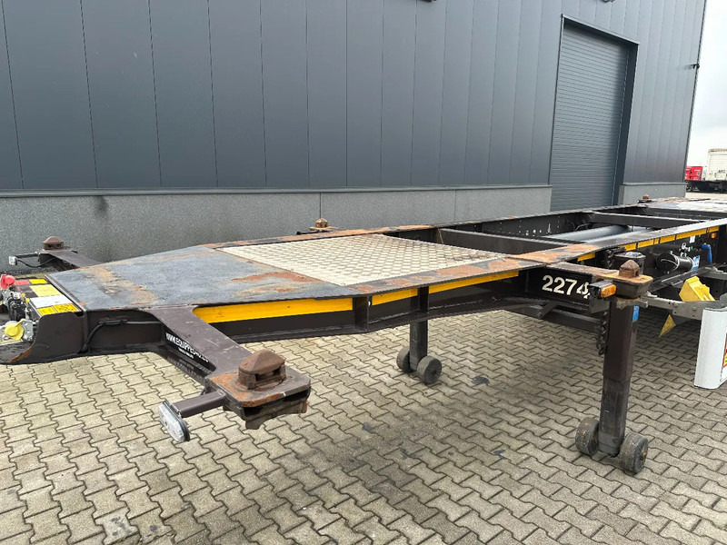 Containerbil/ Veksellad sættevogn Burg 20FT ADR (EX/II, EX/III, FL, AT), empty weight: 3.690kg, SAF INTRADISC, 2x liftaxle, ALCOA, NL-Chassis, APK/ADR: 05-2025: billede 8