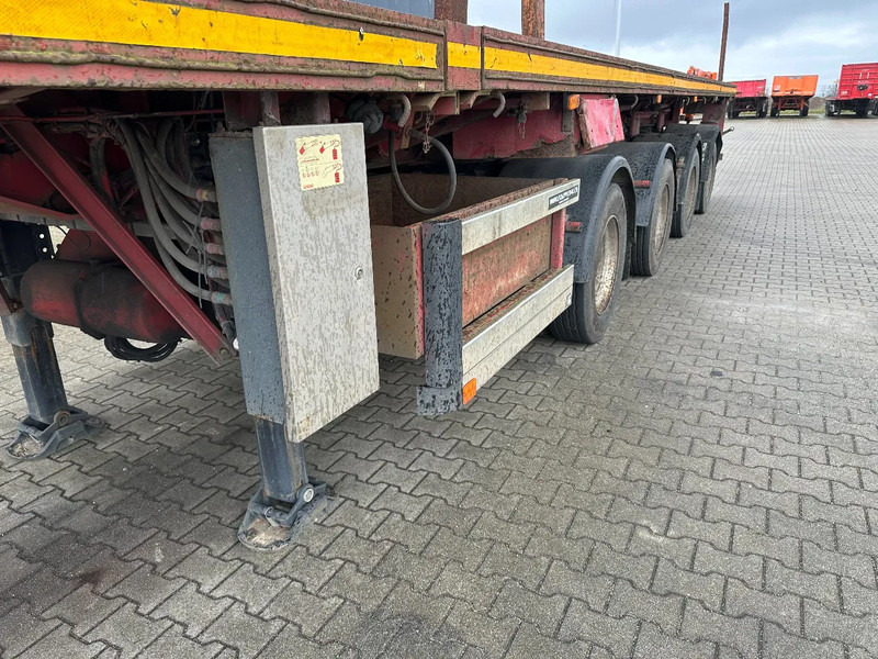 Åben sættevogn Nooteboom OVB-65-04, 65TKG extendable (2x 770cm) trailer, 4x hydraulic steeringaxles, Belgium- trailer: billede 16