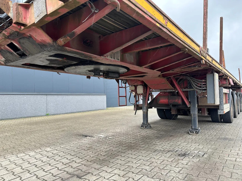 Åben sættevogn Nooteboom OVB-65-04, 65TKG extendable (2x 770cm) trailer, 4x hydraulic steeringaxles, Belgium- trailer: billede 14