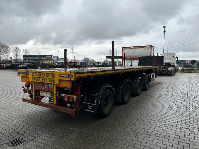 Åben sættevogn Nooteboom OVB-65-04, 65TKG extendable (2x 770cm) trailer, 4x hydraulic steeringaxles, Belgium- trailer: billede 6