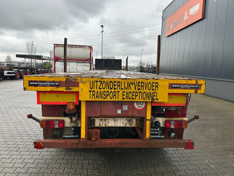 Åben sættevogn Nooteboom OVB-65-04, 65TKG extendable (2x 770cm) trailer, 4x hydraulic steeringaxles, Belgium- trailer: billede 8