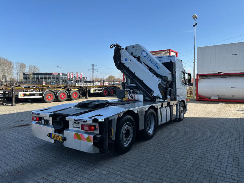 Trækker Volvo FM 500 Globetrotter 6x2 + HMF ODIN OK5 53T/M crane, lift/steer, NL-truck, APK: 11/2025: billede 9