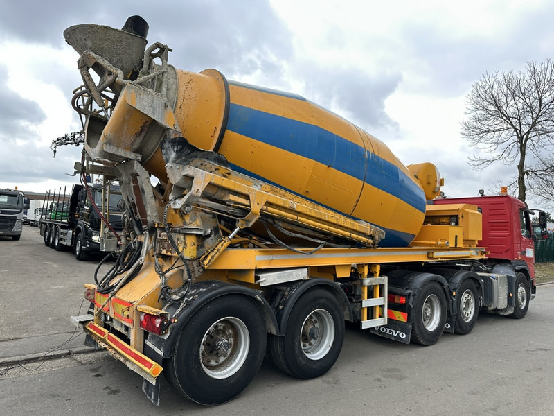 Betontrailer TURBO'S HOET 2-AS MIXER 10m³ INTERMIX BETONMIXER / CONCRETE MIXER + BUITENMOTOR DEUTZ ENGINE 6 CYL - 2-AS BPW - GOEDE STAAT - BELGISCHE PAPIEREN: billede 16