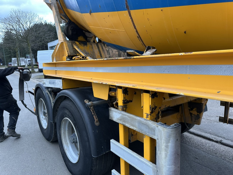 Betontrailer TURBO'S HOET 2-AS MIXER 10m³ INTERMIX BETONMIXER / CONCRETE MIXER + BUITENMOTOR DEUTZ ENGINE 6 CYL - 2-AS BPW - GOEDE STAAT - BELGISCHE PAPIEREN: billede 20