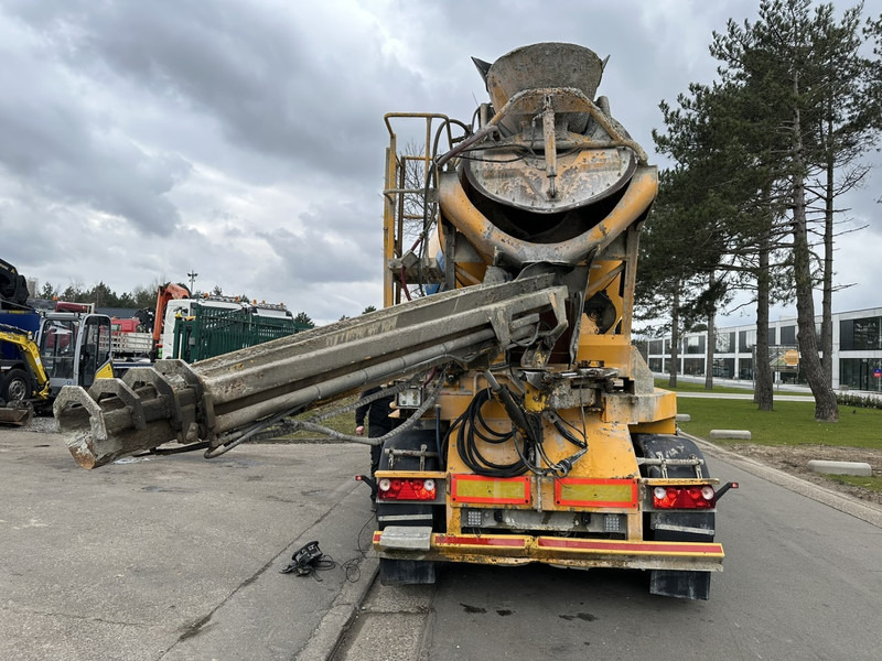 Betontrailer TURBO'S HOET 2-AS MIXER 10m³ INTERMIX BETONMIXER / CONCRETE MIXER + BUITENMOTOR DEUTZ ENGINE 6 CYL - 2-AS BPW - GOEDE STAAT - BELGISCHE PAPIEREN: billede 17