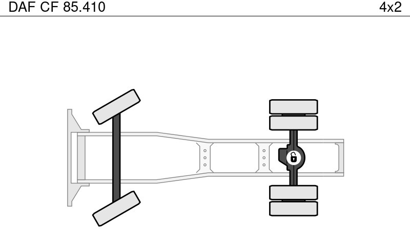 Trækker DAF CF 85.410: billede 13