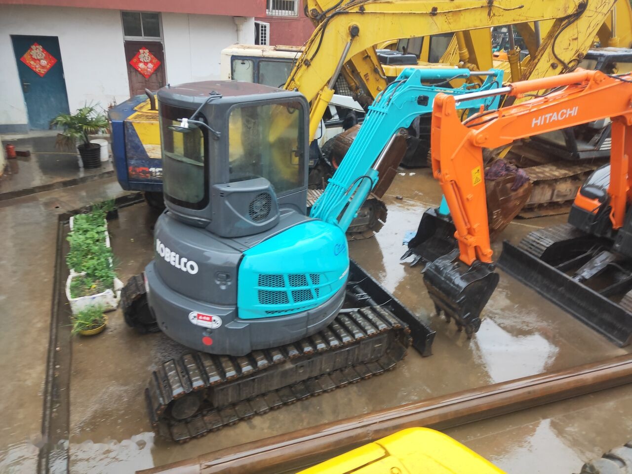 Minigravemaskine Kobelco SK55SR-5: billede 6