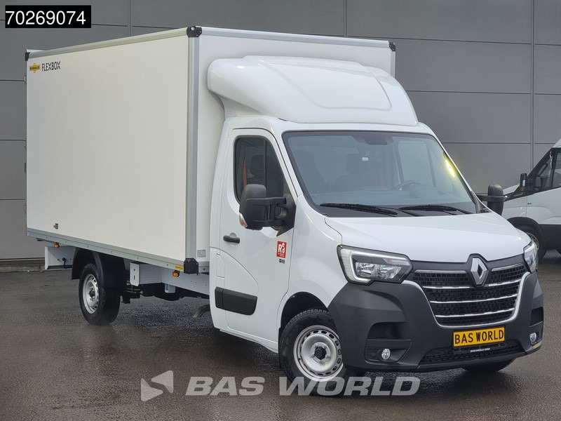 Ny Varebil med kasse Renault Master 165PK Nieuw Bakwagen met Achterdeuren Airco Cruise Camera Koffer Meubelbak 19m3 Airco Cruise control: billede 6