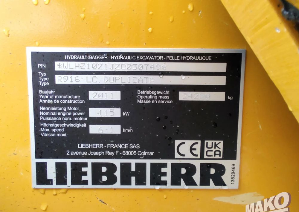 Leje en  Liebherr R916 LC Liebherr R916 LC: billede 15