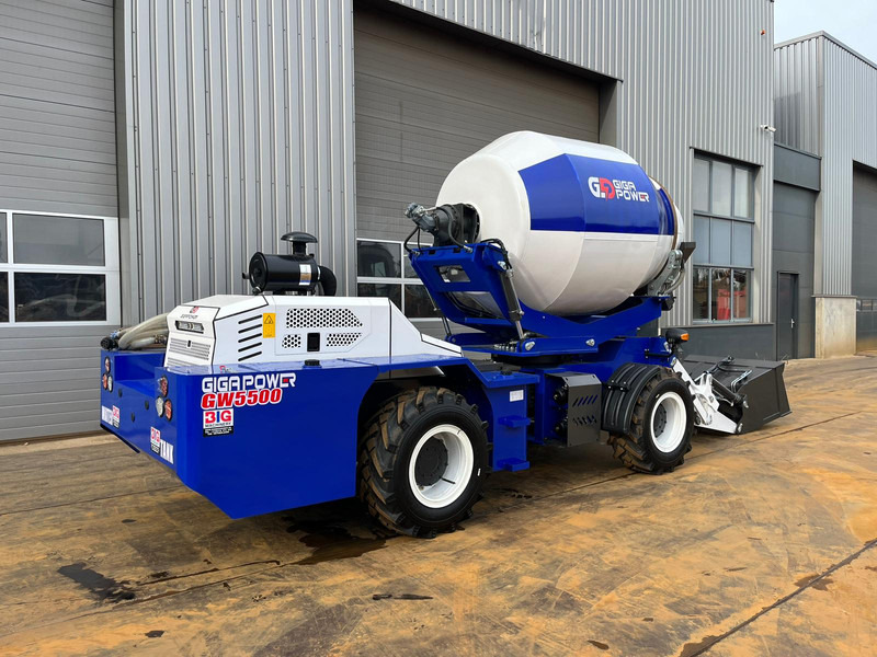 Ny Gummihjulslæsser Giga power GW5500 4x4 concrete mixer: billede 12