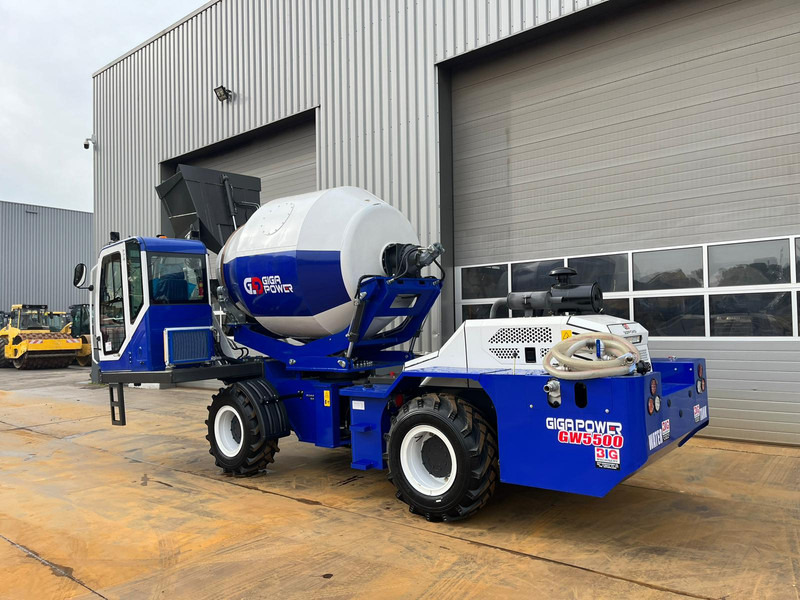 Ny Gummihjulslæsser Giga power GW5500 4x4 concrete mixer: billede 14