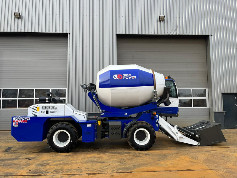 Ny Gummihjulslæsser Giga power GW5500 4x4 concrete mixer: billede 15