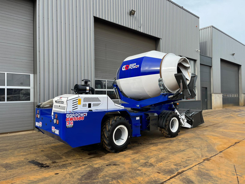 Ny Gummihjulslæsser Giga power GW5500 4x4 concrete mixer: billede 7